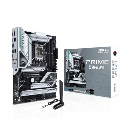Материнcька плата ASUS PRIME Z790-A WIFI s1700 Z790 4xDDR5 M.2 HDMI DP Wi-Fi BT ATX білий (90MB1CS0-M1EAY0)