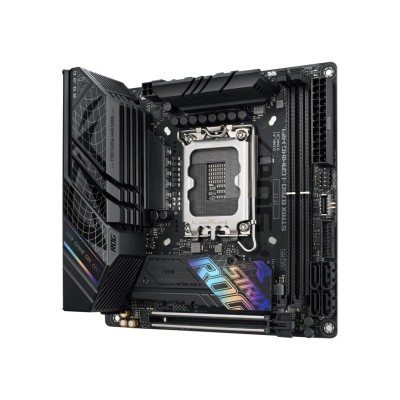 Материнcька плата ASUS ROG STRIX B760-I GAMING WIFI s1700 B760 2xDDR5 M.2 HDMI DP Wi-Fi BT mITX (90MB1D90-M1EAY0) Материнcька плата ASUS ROG STRIX B760-I GAMING WIFI s1700 B760 2xDDR5 M.2 HDMI DP Wi-Fi BT mITX (90MB1D90-M1EAY0)
