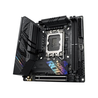 Материнcька плата ASUS ROG STRIX B760-I GAMING WIFI s1700 B760 2xDDR5 M.2 HDMI DP Wi-Fi BT mITX (90MB1D90-M1EAY0) Материнcька плата ASUS ROG STRIX B760-I GAMING WIFI s1700 B760 2xDDR5 M.2 HDMI DP Wi-Fi BT mITX (90MB1D90-M1EAY0)