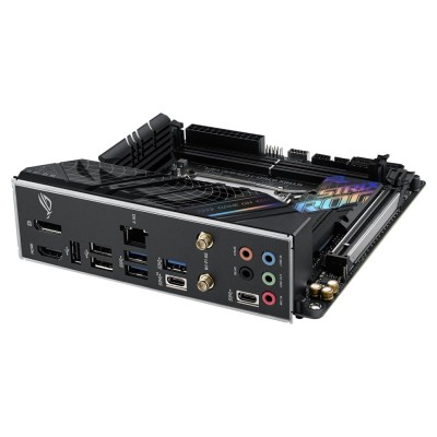 Материнcька плата ASUS ROG STRIX B760-I GAMING WIFI s1700 B760 2xDDR5 M.2 HDMI DP Wi-Fi BT mITX (90MB1D90-M1EAY0) Материнcька плата ASUS ROG STRIX B760-I GAMING WIFI s1700 B760 2xDDR5 M.2 HDMI DP Wi-Fi BT mITX (90MB1D90-M1EAY0)