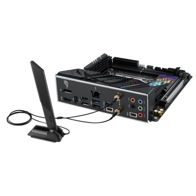 Материнcька плата ASUS ROG STRIX B760-I GAMING WIFI s1700 B760 2xDDR5 M.2 HDMI DP Wi-Fi BT mITX (90MB1D90-M1EAY0) Материнcька плата ASUS ROG STRIX B760-I GAMING WIFI s1700 B760 2xDDR5 M.2 HDMI DP Wi-Fi BT mITX (90MB1D90-M1EAY0)