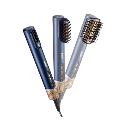Стайлер Babyliss Air Wand, 1600Вт, темп.режимов-3, подвійна іонізація, 2 насадки, синій (AS6550E)