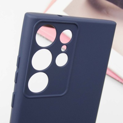 Чохол Silicone Cover Lakshmi Full Camera (AA) для Samsung Galaxy S24 Ultra Синій / Midnight Blue Чохол Silicone Cover Lakshmi Full Camera (AA) для Samsung Galaxy S24 Ultra Синій / Midnight Blue