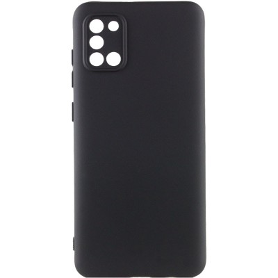 Чохол TPU GETMAN Liquid Silk Full Camera для Samsung Galaxy A31 Чорний / Black