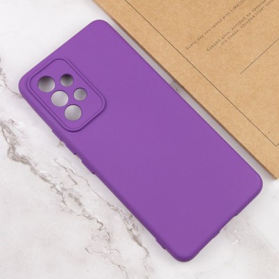 Чохол TPU GETMAN Liquid Silk Full Camera для Samsung Galaxy A53 5G Фіолетовий / Purple Чохол TPU GETMAN Liquid Silk Full Camera для Samsung Galaxy A53 5G Фіолетовий / Purple