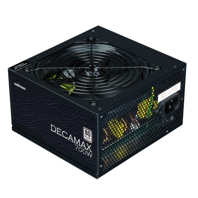 Блок живлення Zalman Decamax (700W) 85%, 80 Plus, 120мм, 1xMB 24pin(20+4), 1xCPU 8(4+4)+4pin, 3xMolex, 6xSATA, 4xPCIe 8pin(6+2) Блок живлення Zalman Decamax (700W) 85%, 80 Plus, 120мм, 1xMB 24pin(20+4), 1xCPU 8(4+4)+4pin, 3xMolex, 6xSATA, 4xPCIe 8pin(6+2)