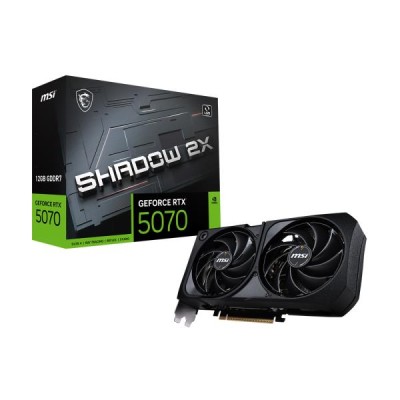 Відеокарта PCIE16 RTX5070 12GB GDDR7 RTX5070 12G SHADOW 2X MSI Відеокарта PCIE16 RTX5070 12GB GDDR7 RTX5070 12G SHADOW 2X MSI