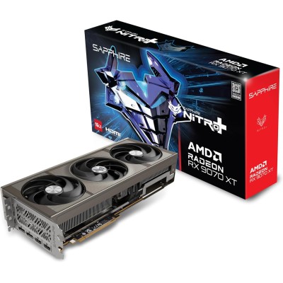 Відеокарта SAPPHIRE Radeon RX 9070 XT 16GB GDDR6 NITRO+ GAMING OC (11348-01-20G)