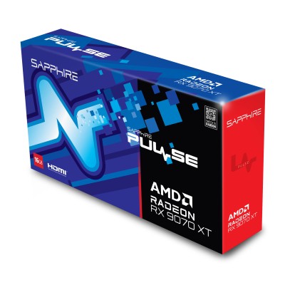 Відеокарта SAPPHIRE Radeon RX 9070 XT 16GB GDDR6 PULSE GAMING OC (11348-03-20G) Відеокарта SAPPHIRE Radeon RX 9070 XT 16GB GDDR6 PULSE GAMING OC (11348-03-20G)