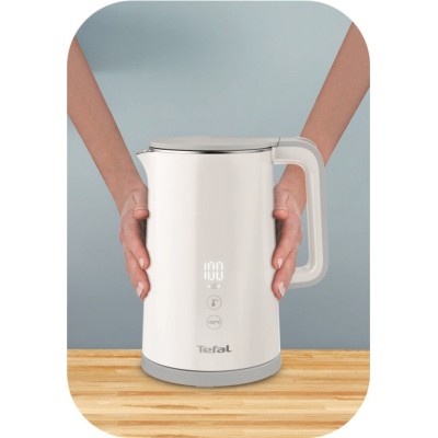 Електрочайник Tefal Sense kettle 1.7л, Strix, з подвійними стінками, 5 темп.реж, чорний (KO693110)