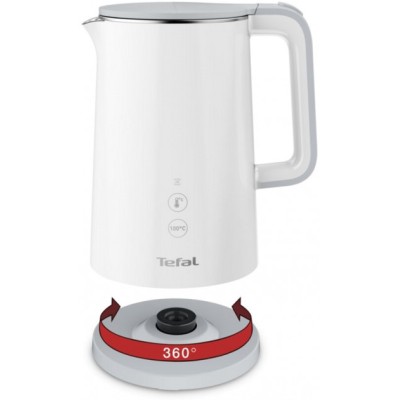 Електрочайник Tefal Sense kettle 1.7л, Strix, з подвійними стінками, 5 темп.реж, чорний (KO693110)