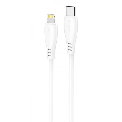 Кабель Proove Simple Silicone Type-C to Lightning 27W (1m) white (CCSS27002102)
