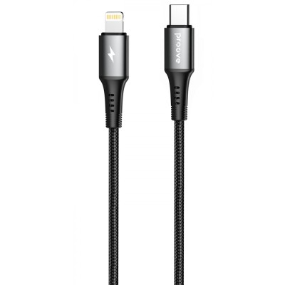 Кабель Proove WireX Type-C to Lightning 27W (1m) black (CCWX27002101)