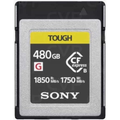 Карта пам'яті Sony CFexpress Type B 480GB R1850/W1750MB/s Tough (CEBG480T.CE7) Карта пам'яті Sony CFexpress Type B 480GB R1850/W1750MB/s Tough (CEBG480T.CE7)