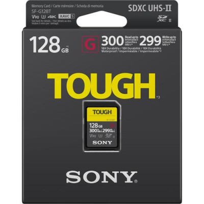 Карта пам'яті Sony SDXC 128GB C10 UHS-II U3 V90 R300/W299MB/s Tough (SFG1TG) Карта пам'яті Sony SDXC 128GB C10 UHS-II U3 V90 R300/W299MB/s Tough (SFG1TG)