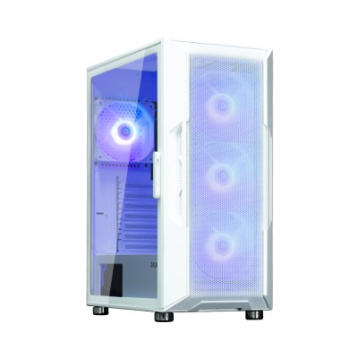 Корпус Zalman I3 Neo ARGB без БЖ, 2xUSB3.0, 1xUSB2.0, 4x120мм ARGB, VGA 355мм, LCS ready, TG Side Panel, ATX, білий (I3NEOARGBWH
