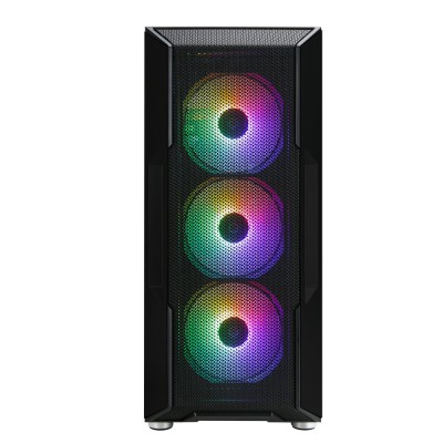 Корпус Zalman I3 Neo без БЖ, 1xUSB3.0, 2xUSB2.0, 4x120мм RGB, VGA 355мм, LCS ready, TG Side Panel, ATX, чорний (I3NEOBLACK)