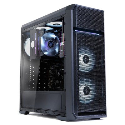 Корпус Zalman N5 OF без БЖ, 1xUSB3.0, 2xUSB2.0, 3x120мм white LED, VGA 365мм, LCS ready, Acrylic Side Panel, ATX, чорний (N5OF)