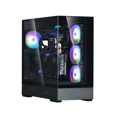 Корпус Zalman P40 Prism без БЖ, 2xUSB3.0, 1xUSBType-C, 1x120мм ARGB, VGA 420мм, LCS ready, TG 3x Panels, ATX, чорний (P40PRISMBL Корпус Zalman P40 Prism без БЖ, 2xUSB3.0, 1xUSBType-C, 1x120мм ARGB, VGA 420мм, LCS ready, TG 3x Panels, ATX, чорний (P40PRISMBL