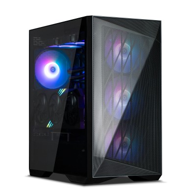Корпус Zalman Z9 Iceberg MS без БЖ, 2xUSB3.0, 2xUSB2.0, 1xUSB 3.1 Gen2 Type-C, 4x140мм ARGB, VGA 390мм, LCS ready, TG Side Panel