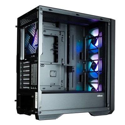 Корпус Zalman Z9 Iceberg MS без БЖ, 2xUSB3.0, 2xUSB2.0, 1xUSB 3.1 Gen2 Type-C, 4x140мм ARGB, VGA 390мм, LCS ready, TG Side Panel