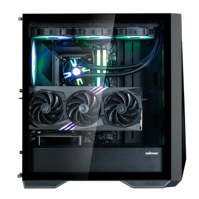 Корпус Zalman Z9 Iceberg MS без БЖ, 2xUSB3.0, 2xUSB2.0, 1xUSB 3.1 Gen2 Type-C, 4x140мм ARGB, VGA 390мм, LCS ready, TG Side Panel
