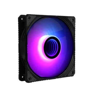 Корпусний вентилятор 2E GAMING Air Cool Infinity ACF120IW-ARGB, 120мм, 1200rpm, 3pin, 3pin +5VARGB, 23dBa, чорний Корпусний вентилятор 2E GAMING Air Cool Infinity ACF120IW-ARGB, 120мм, 1200rpm, 3pin, 3pin +5VARGB, 23dBa, чорний