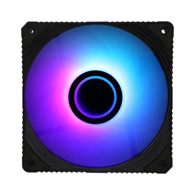 Корпусний вентилятор 2E GAMING Air Cool Infinity ACF120IW-ARGB, 120мм, 1200rpm, 3pin, 3pin +5VARGB, 23dBa, чорний Корпусний вентилятор 2E GAMING Air Cool Infinity ACF120IW-ARGB, 120мм, 1200rpm, 3pin, 3pin +5VARGB, 23dBa, чорний