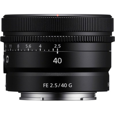 Об'єктив Sony 40mm, f/2.5 G для камер NEX (SEL40F25G.SYX) Об'єктив Sony 40mm, f/2.5 G для камер NEX (SEL40F25G.SYX)