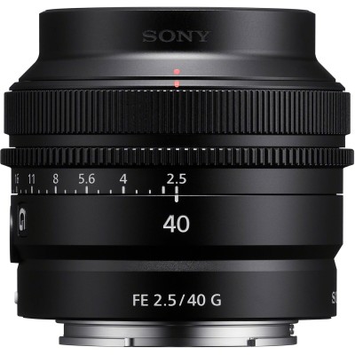 Об'єктив Sony 40mm, f/2.5 G для камер NEX (SEL40F25G.SYX) Об'єктив Sony 40mm, f/2.5 G для камер NEX (SEL40F25G.SYX)
