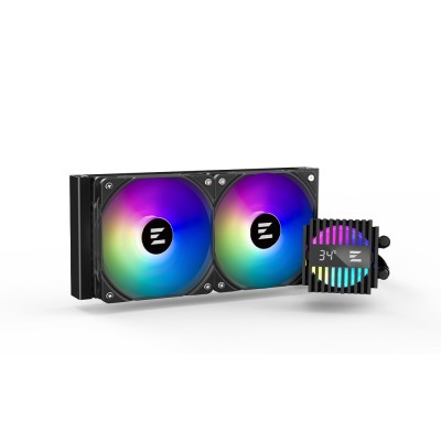 Система рідинного оxолодження Zalman Alpha 2 A24 ARGB, LGA1851, 1700, 1200, 115x, AM5, AM4, TDP 320W, чорний