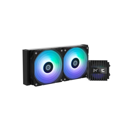 Система рідинного оxолодження Zalman Alpha 2 A24 ARGB, LGA1851, 1700, 1200, 115x, AM5, AM4, TDP 320W, чорний