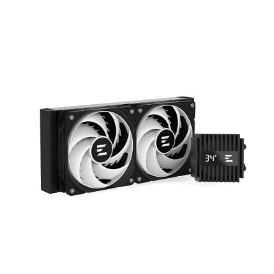 Система рідинного оxолодження Zalman Alpha 2 A24 ARGB, LGA1851, 1700, 1200, 115x, AM5, AM4, TDP 320W, чорний