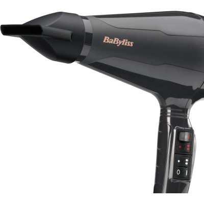 Фен Babyliss Air Pro, 2200Вт, 2 режими, дифузор, іоніз-я, хол. обдув, чорний (6719DE) Фен Babyliss Air Pro, 2200Вт, 2 режими, дифузор, іоніз-я, хол. обдув, чорний (6719DE)