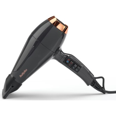 Фен Babyliss Air Pro, 2200Вт, 2 режими, дифузор, іоніз-я, хол. обдув, чорний (6719DE) Фен Babyliss Air Pro, 2200Вт, 2 режими, дифузор, іоніз-я, хол. обдув, чорний (6719DE)