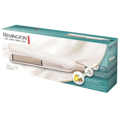 Випрямляч Remington Shea Soft, >300Вт, темп.режимів-5, 150-230С, кераміка, біло-золотий (S4740)