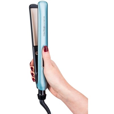 Випрямляч Remington Shine Therapy PRO, 54Вт, темп.режимів-9, 150-230С, дисплей, іонізація, кераміка, блакитний (S9300)