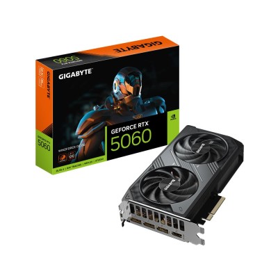 Відеокарта PCIE16 RTX5060 8GB GDDR7 GV-N5060WF2OC-8GD GIGABYTE Відеокарта PCIE16 RTX5060 8GB GDDR7 GV-N5060WF2OC-8GD GIGABYTE