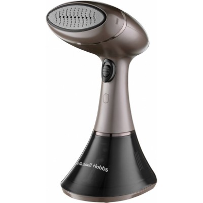 Відпарювач Russell Hobbs компактний Steam Genie Aroma, 1800Вт, 200мл, постійна пара - 32гр, керам. підошва, чорно-коричневий (28