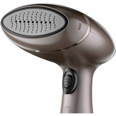 Відпарювач Russell Hobbs компактний Steam Genie Aroma, 1800Вт, 200мл, постійна пара - 32гр, керам. підошва, чорно-коричневий (28