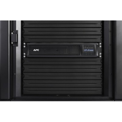 Джерело безперебійного живлення APC Smart-UPS 1500VA/1000W, RM 2U, LCD, USB, SmartConnect, 4xC13 (SMT1500RMI2UC) Джерело безперебійного живлення APC Smart-UPS 1500VA/1000W, RM 2U, LCD, USB, SmartConnect, 4xC13 (SMT1500RMI2UC)