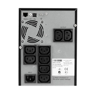 Джерело безперебійного живлення Eaton 5SC, 1000VA/700W, LCD, USB, RS232, 8xC13 (5SC1000i)