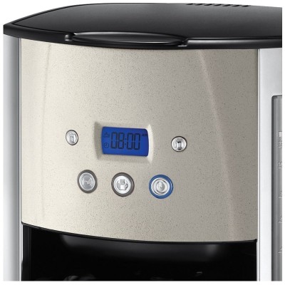 Кавоварка Russell Hobbs крапельна Luna Stone, 1.5л, мелена, LED-дисплей, підігрів чашок, чорно-сріблястий (26990-56) Кавоварка Russell Hobbs крапельна Luna Stone, 1.5л, мелена, LED-дисплей, підігрів чашок, чорно-сріблястий (26990-56)