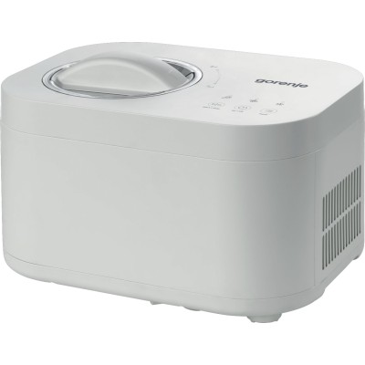 Морозивниця Gorenje 100Вт, чаша-1л, час приготув.-30мін, пластик, білий (ICM10W)