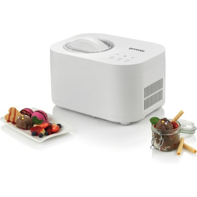 Морозивниця Gorenje 100Вт, чаша-1л, час приготув.-30мін, пластик, білий (ICM10W)