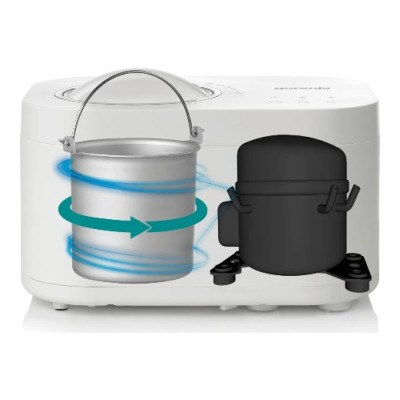 Морозивниця Gorenje 100Вт, чаша-1л, час приготув.-30мін, пластик, білий (ICM10W)