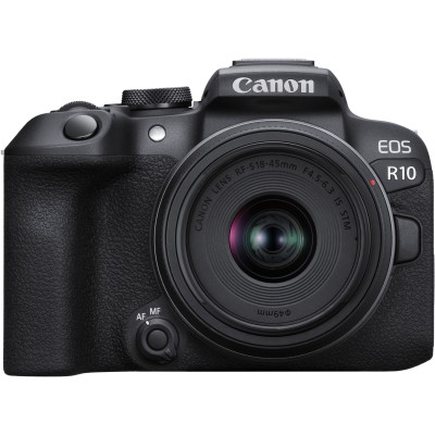 Цифр. фотокамера Canon EOS R10 + RF-S 18-45 IS STM Цифр. фотокамера Canon EOS R10 + RF-S 18-45 IS STM
