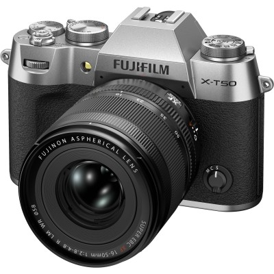 Цифр. фотокамера Fujifilm X-T50 + XF16-50mmF2.8-4.8 R LM WR Kit Silver Цифр. фотокамера Fujifilm X-T50 + XF16-50mmF2.8-4.8 R LM WR Kit Silver