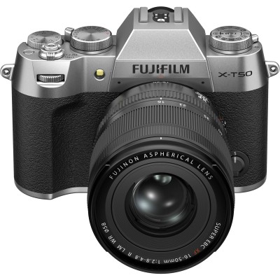 Цифр. фотокамера Fujifilm X-T50 + XF16-50mmF2.8-4.8 R LM WR Kit Silver Цифр. фотокамера Fujifilm X-T50 + XF16-50mmF2.8-4.8 R LM WR Kit Silver
