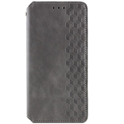 Шкіряний чохол-книжка GETMAN Cubic (PU) для Xiaomi Redmi A5 (Europe version) Сірий